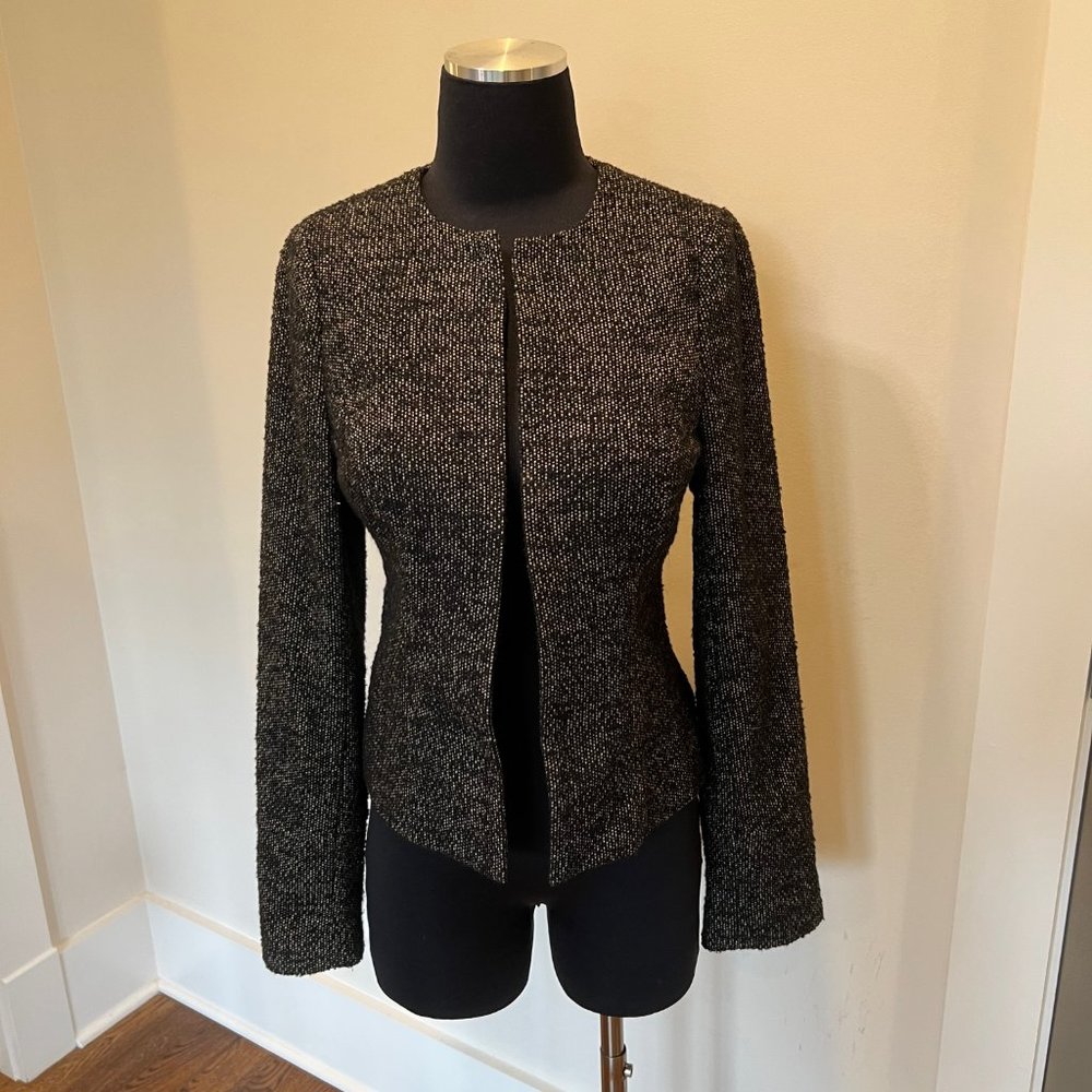 De Rigueur wool blend boucle blazer sz 2